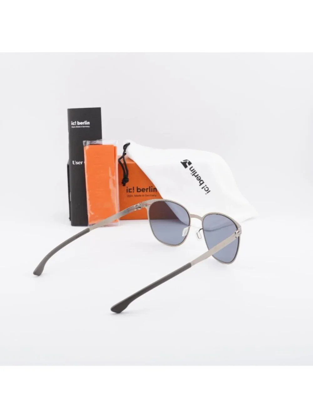 Ic! Berlin ANDREA R. M1444 030 Sunglasses Bronze Round Frame, Mirror Lenses